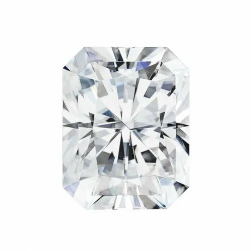 Radiant Cut Loose Moissanite | White D Color VVS1 | With Certificate
