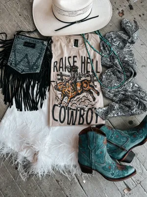 Raising Hell Rhinestone Tee