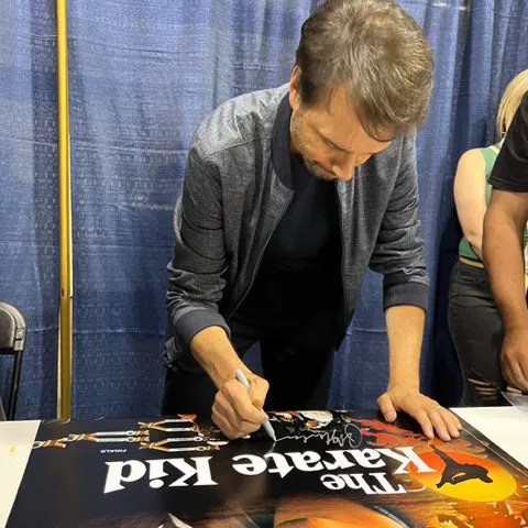 Ralph Macchio Autographed 'Cobra Kai' Funko Pop! Figure