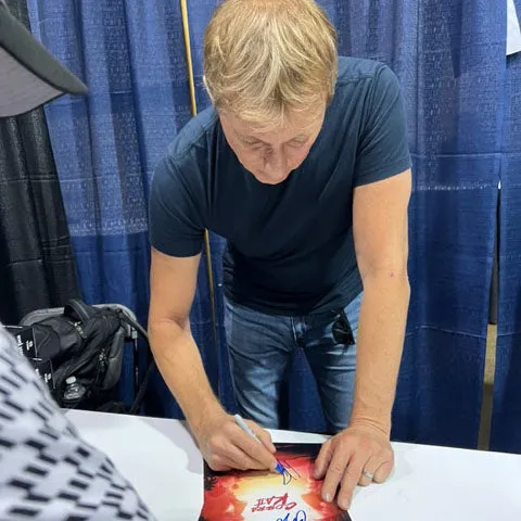 Ralph Macchio/William Zabka Autographed "The Karate Kid" 11X17 Movie Poster