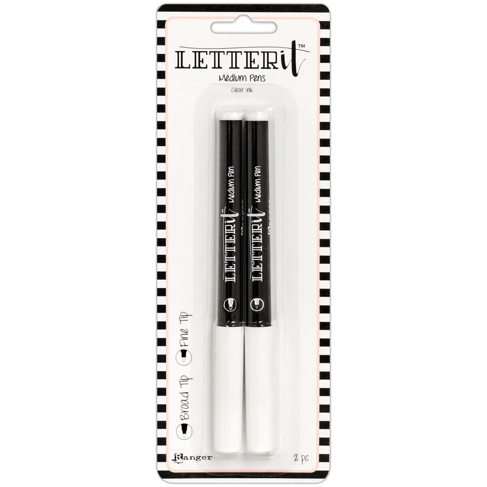 Ranger Letter It Medium Pens - Clear Ink