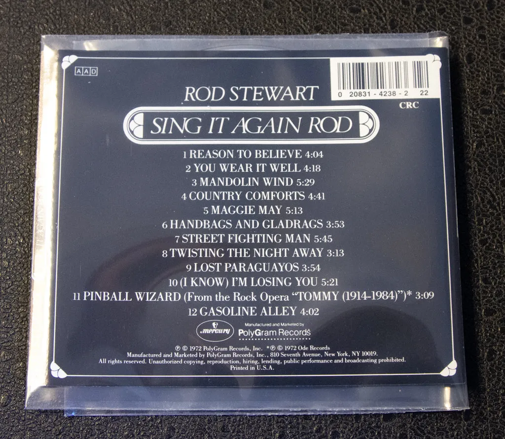 Rod Stewart: Sing It Again Rod (1973 compilation) CD