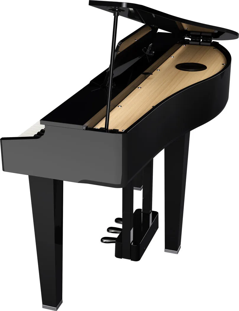 Roland GP-3PE Compact Digital Grand Piano w/Matching Bench - Polished Ebony