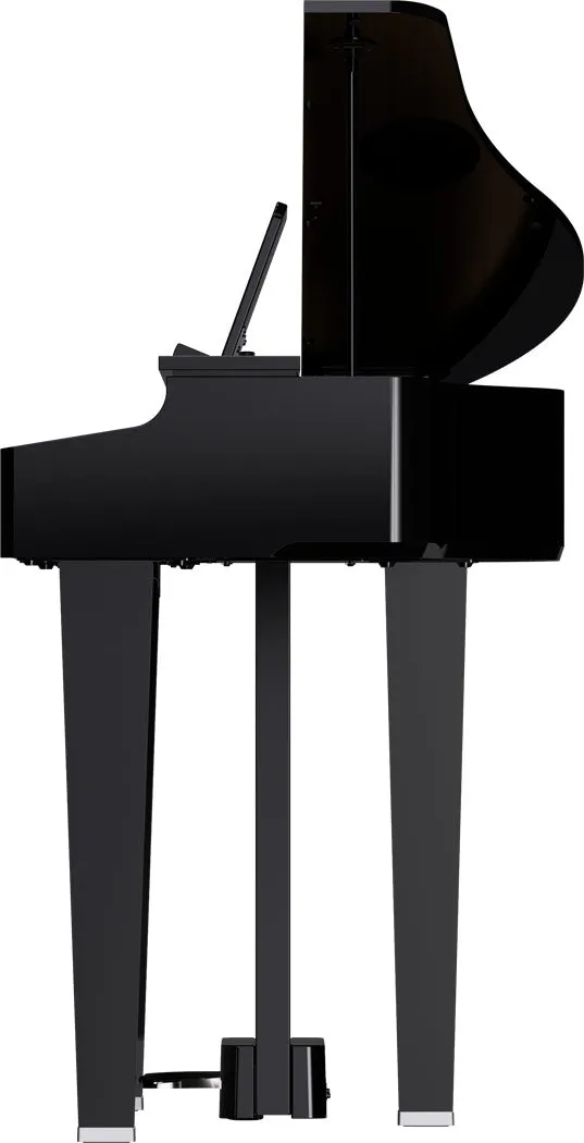 Roland GP-3PE Compact Digital Grand Piano w/Matching Bench - Polished Ebony