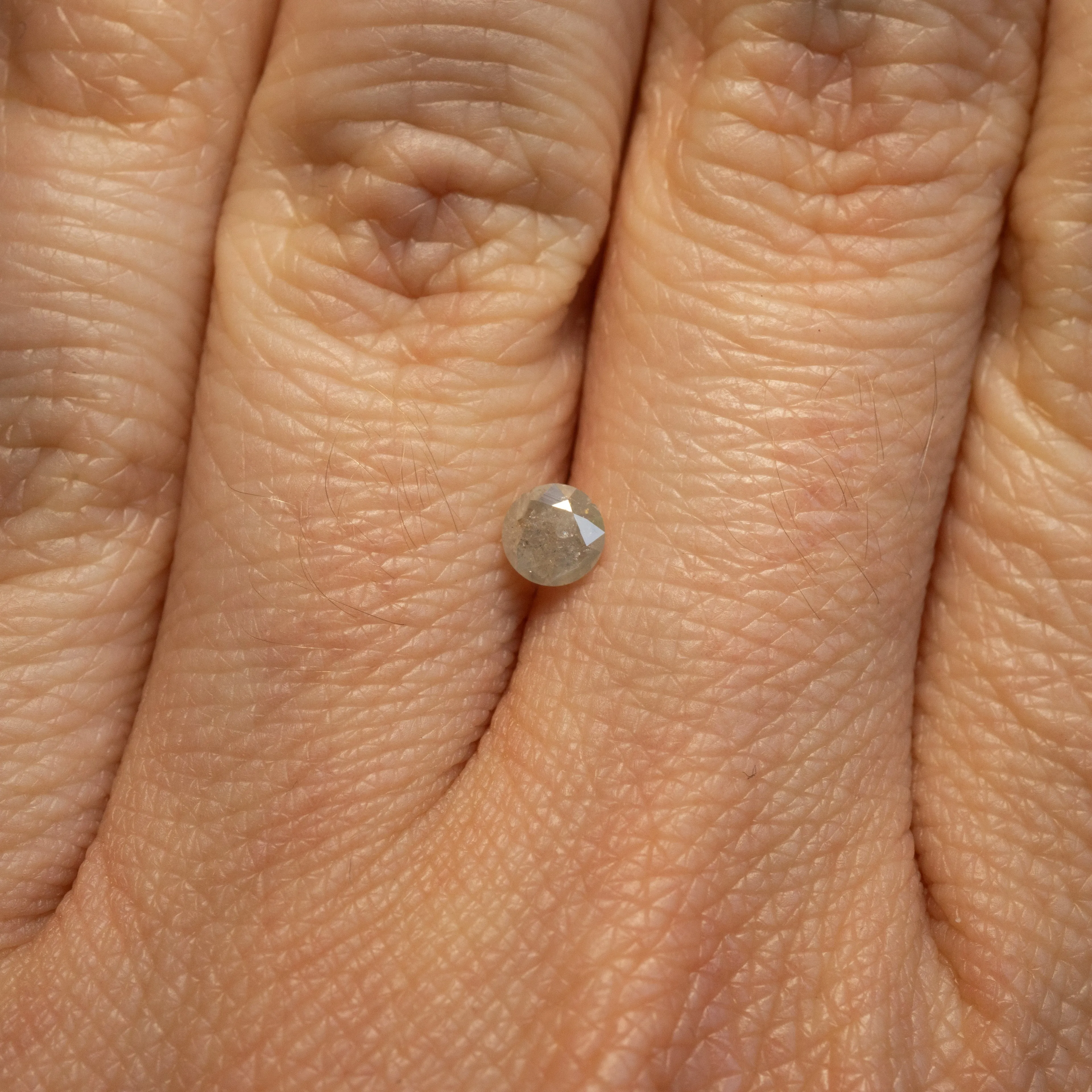 Round Brilliant Salt   Pepper Diamond | 0.29ct