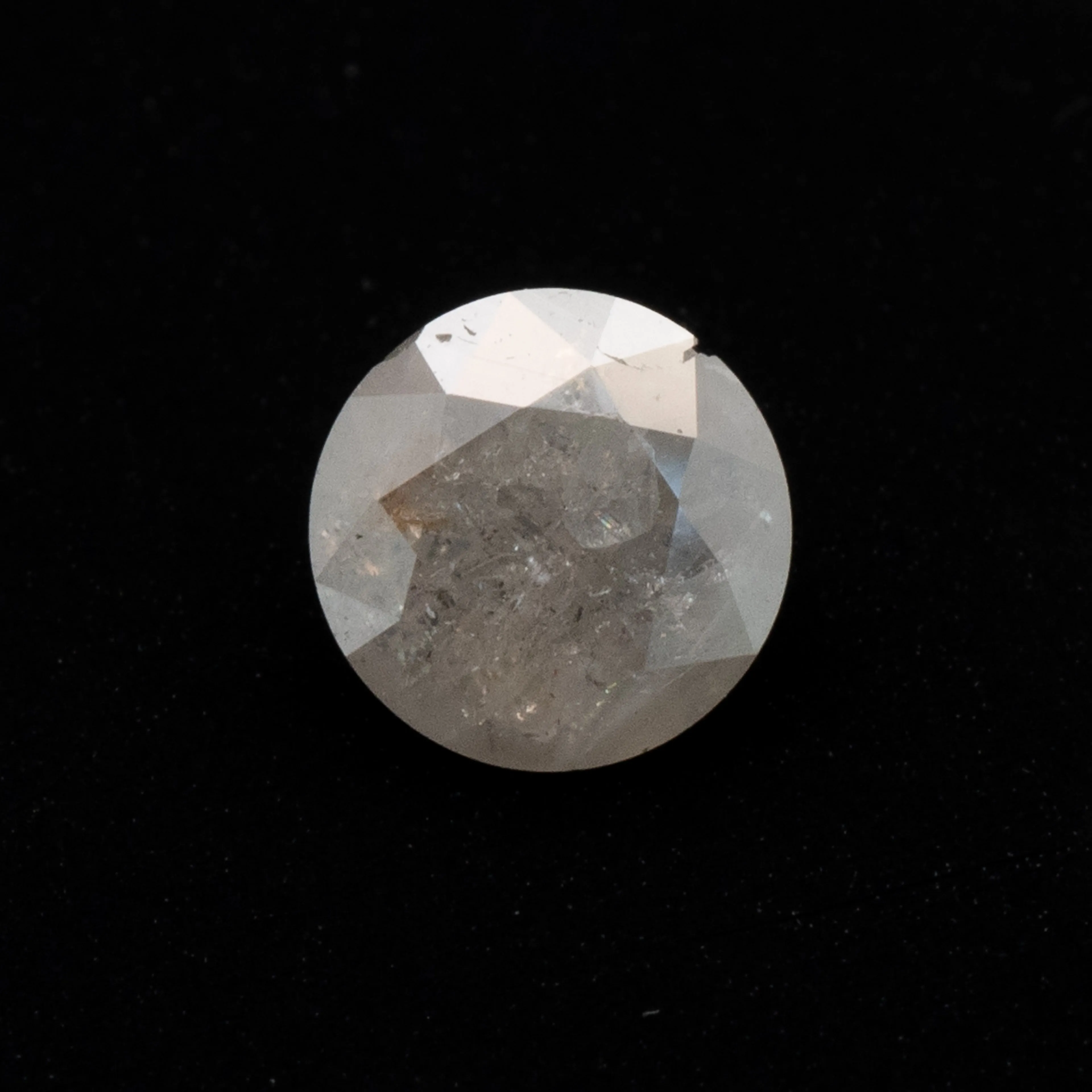 Round Brilliant Salt   Pepper Diamond | 0.29ct