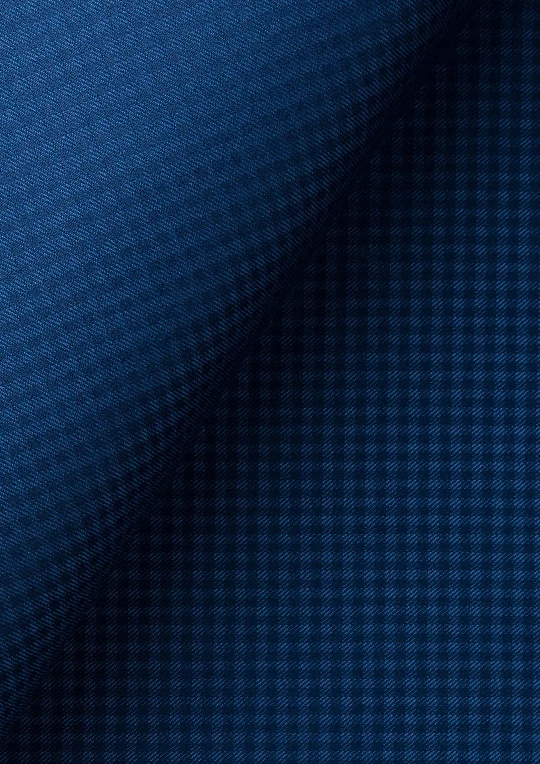 Royal Blue Microcheck Vest