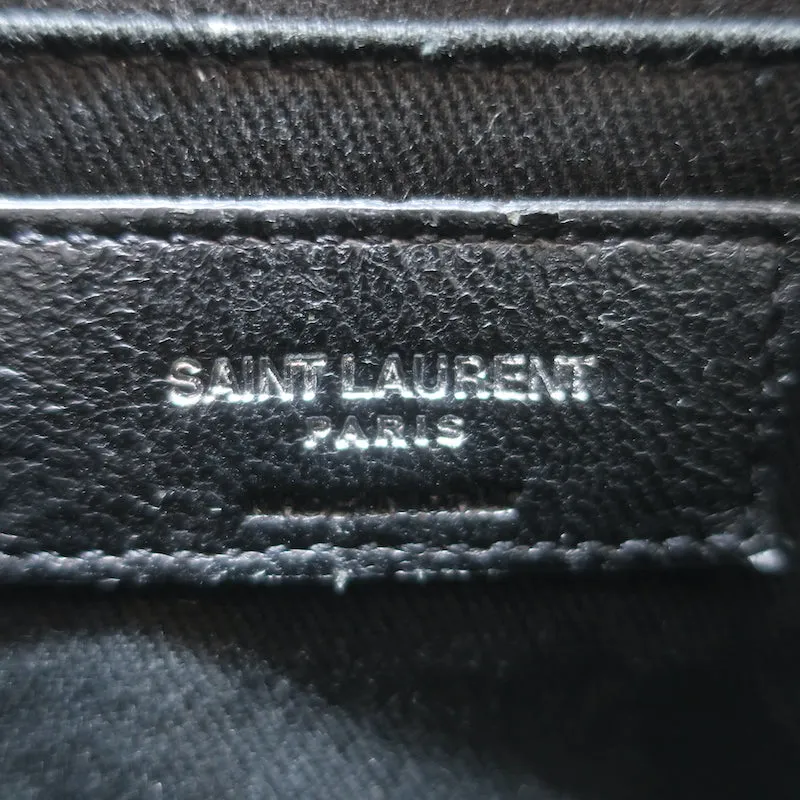 Saint Laurent Baby Sac de Jour Souple Tote White Leather Crossbody Bag