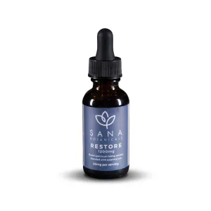 SANA BOTANICALS SUBLINGUAL OIL | RESTORE | 1200MG | BROAD SPECTRUM
