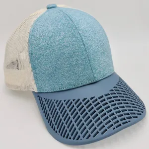 Sandy Coral and Dusk Blue Trucker Hat