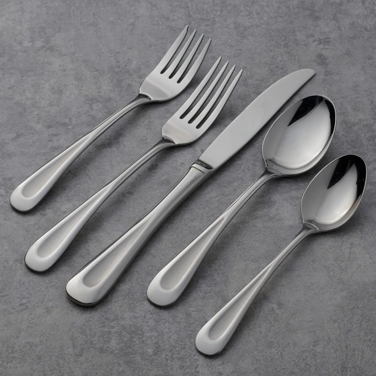 Satin Sand Dune 20 Piece Everyday Flatware Set