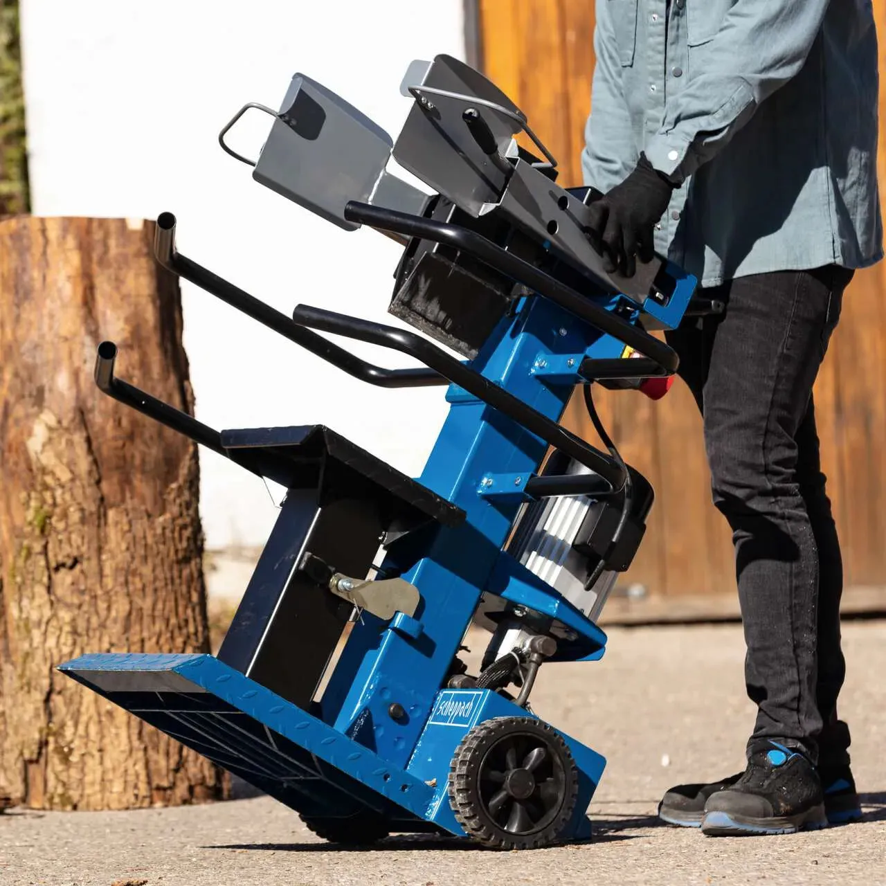 Scheppach pystyhalkomakone Compact 8 400V