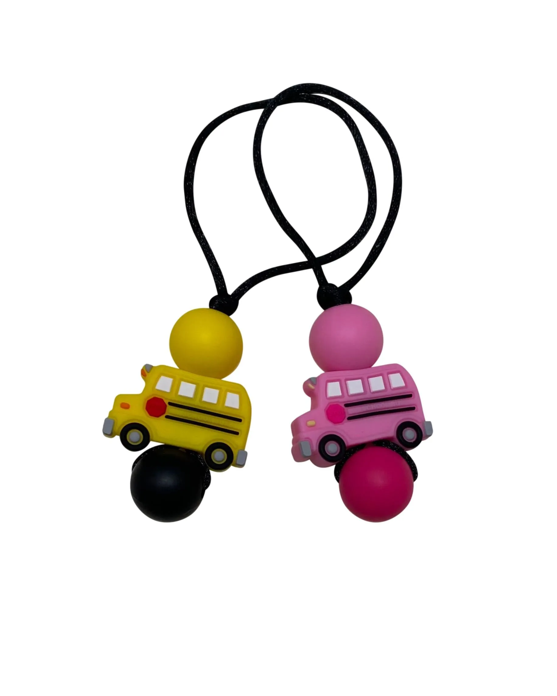 School Bus zipper pull