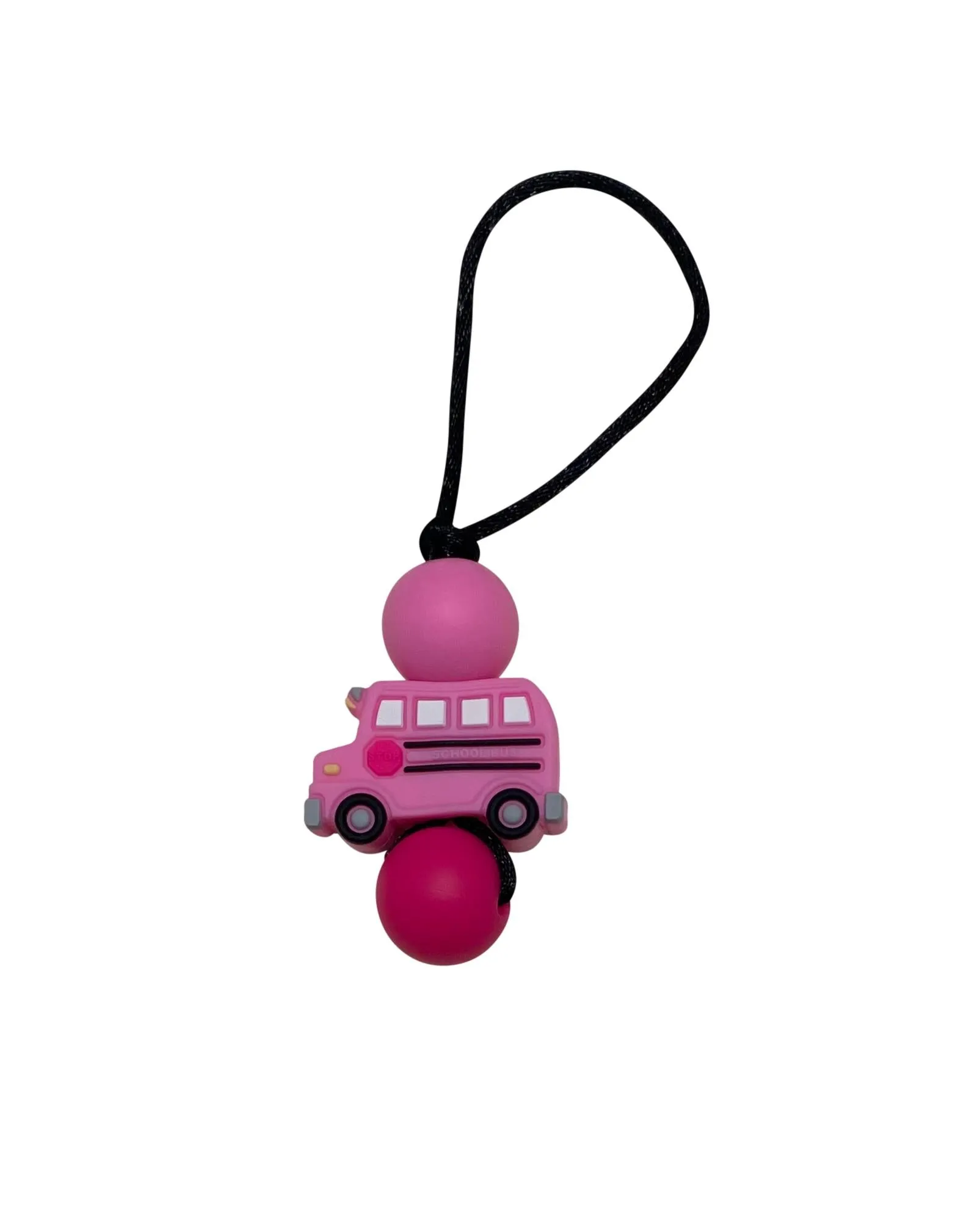 School Bus zipper pull