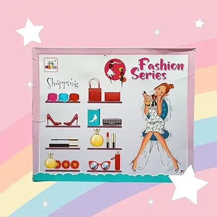 SCOFFCO Doll Set with Accessories, Multicolour