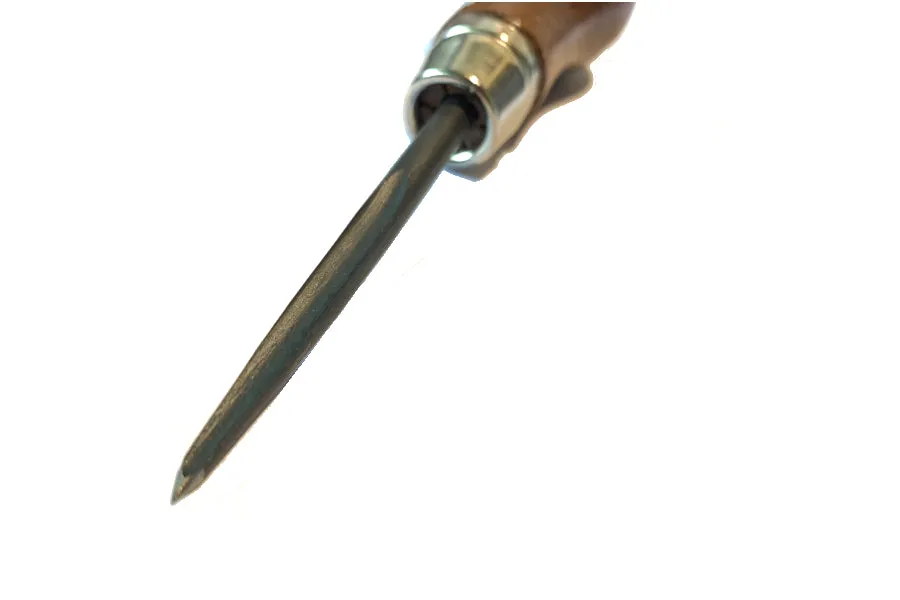 Scratch awl w/ sharp chamfer for hard wood (Famag)
