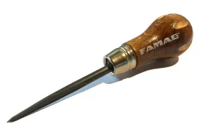 Scratch awl w/ sharp chamfer for hard wood (Famag)