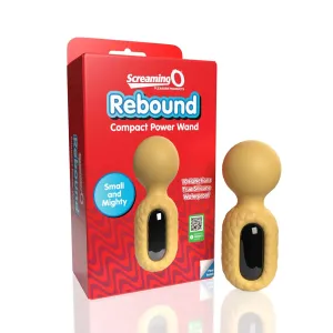 Screaming O Rebound Compact Power Wand - Bumblee Yellow