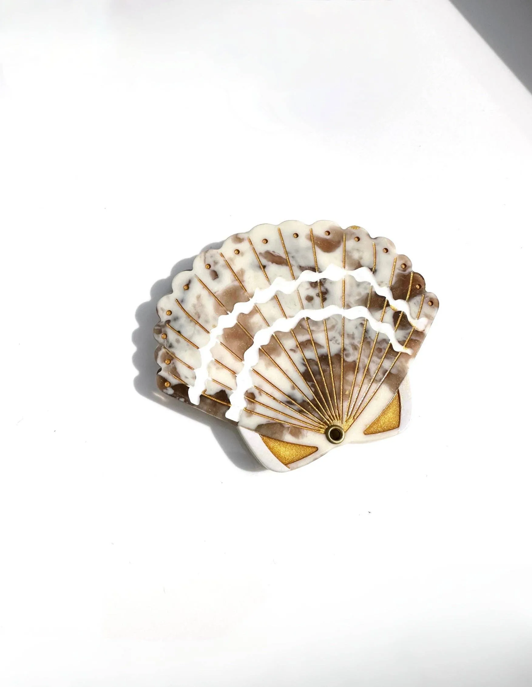 Seashell Compact Mirror