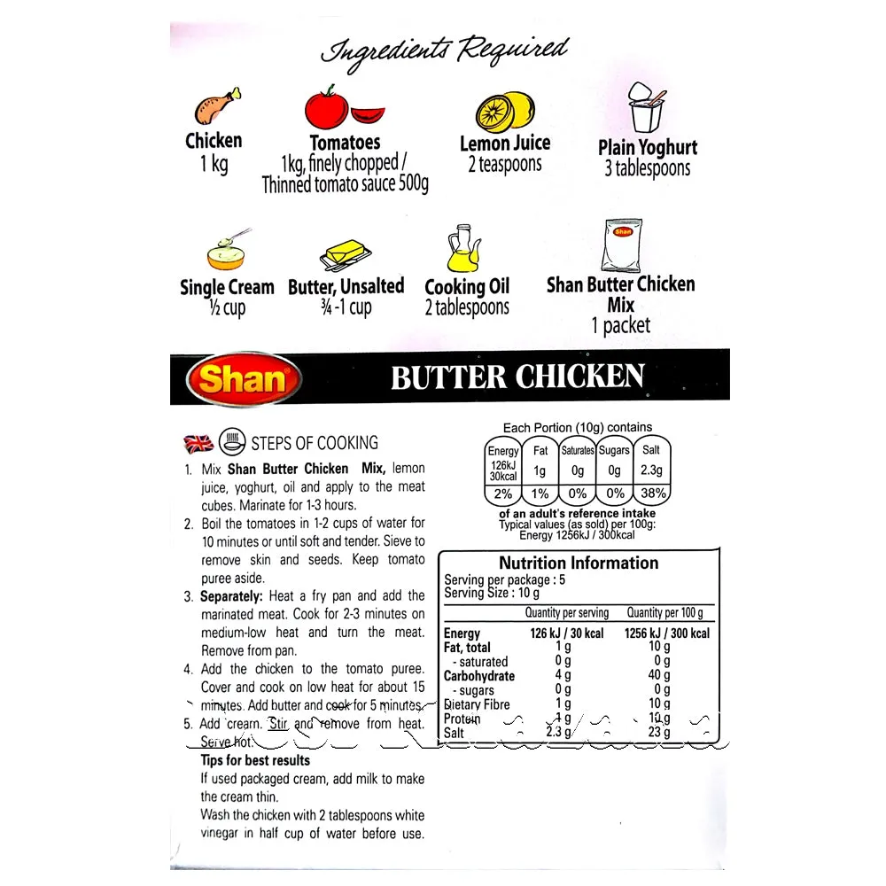SHAN Butter Chicken Mix