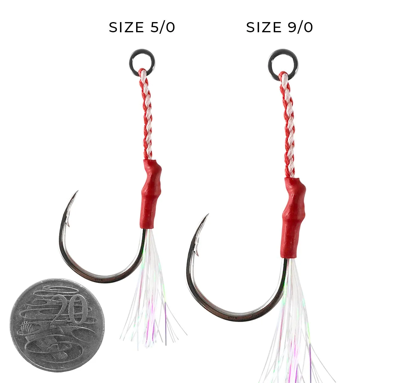 Shinto Pro Hard Mono Core Single Assist Hooks