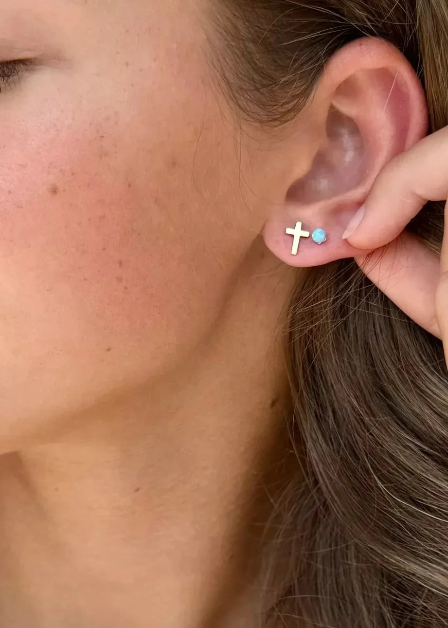 Silver Girl Tiny Cross Post