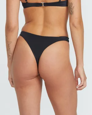 Simply Seamless Tiny Bikini Bottom - BLACK