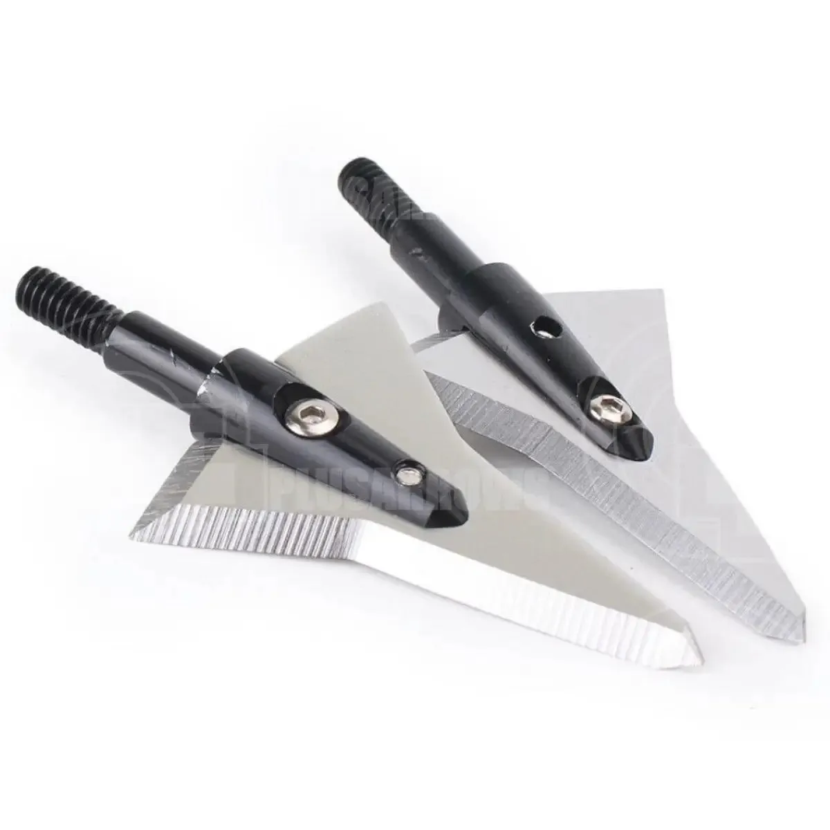 Single Bevel 2 Blade Broad Heads (6 Pack)