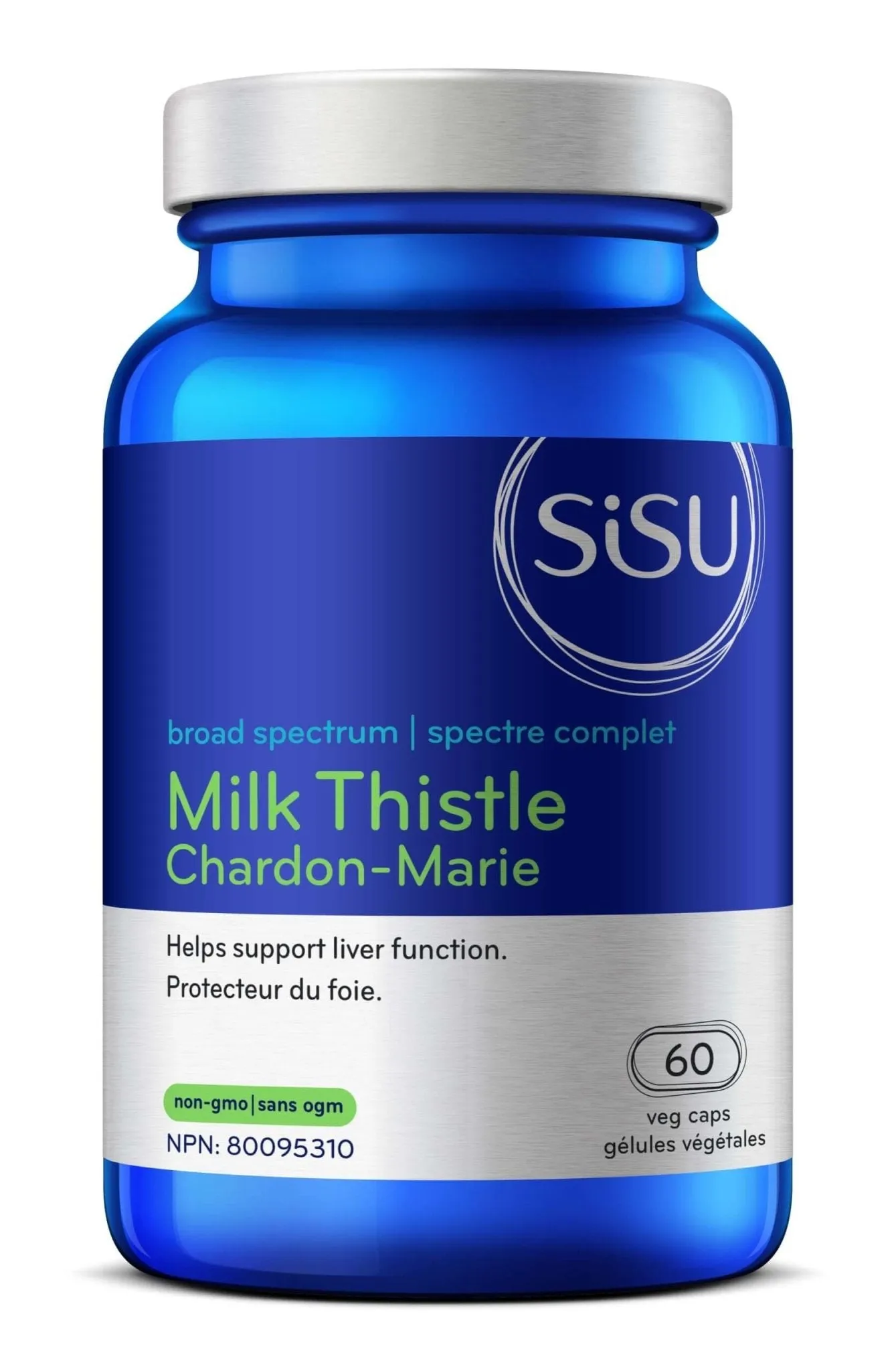 Sisu Broad Spectrum Milk Thistle 60 Veg Capsules