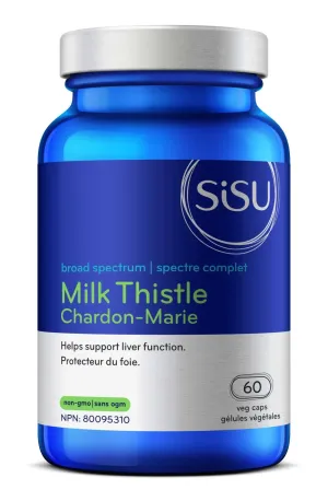 Sisu Broad Spectrum Milk Thistle 60 Veg Capsules