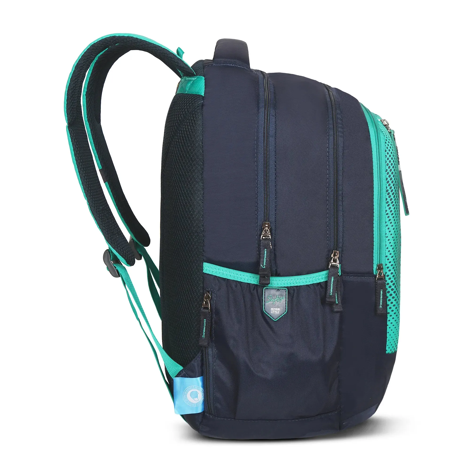 Skybags Shield  02 School Backpack Teal