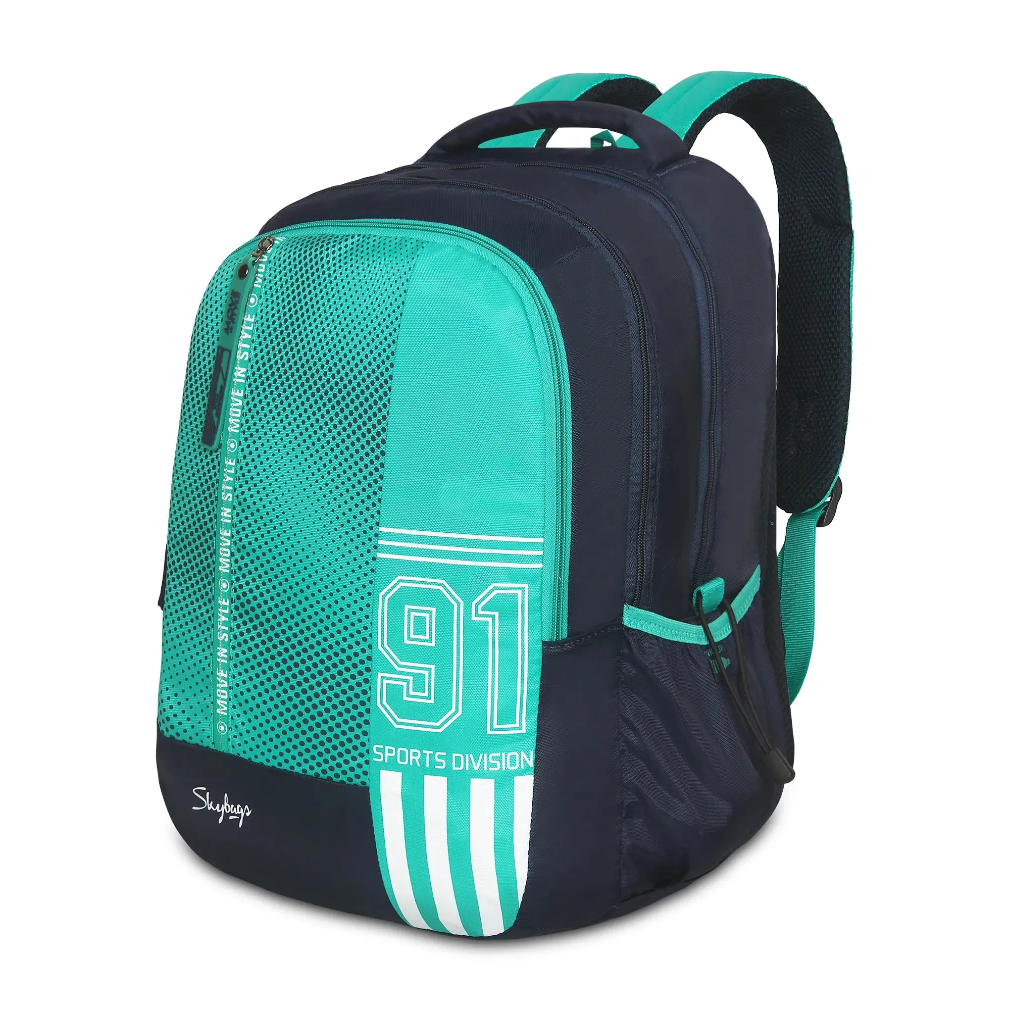 Skybags Shield  02 School Backpack Teal