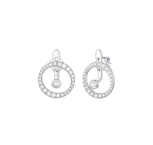 Skyline 1.01ct Wavy Earrings <br> E-00442WHT