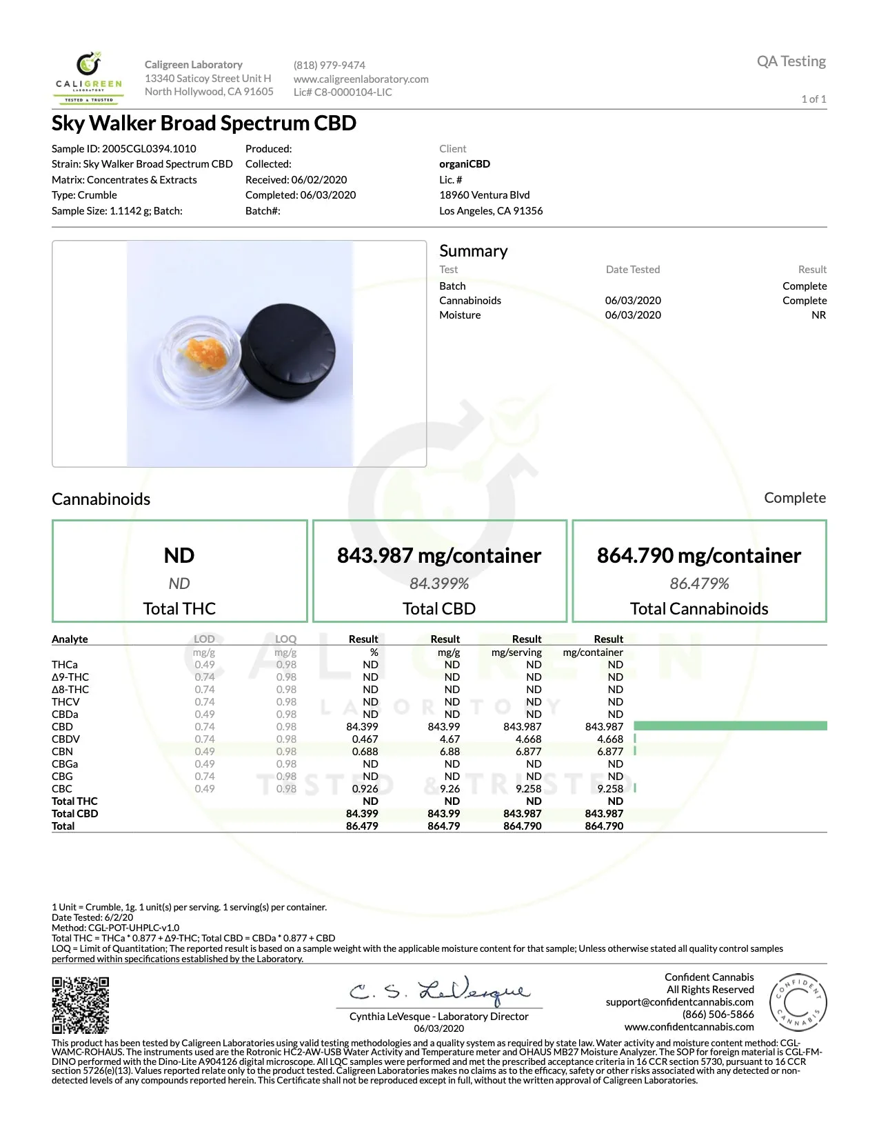 Skywalker CBD Wax Dabs