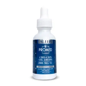 Sleep CBD Oil Drops for Sleep Support - 2000mg