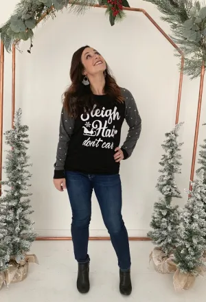 Sleigh Hair Top