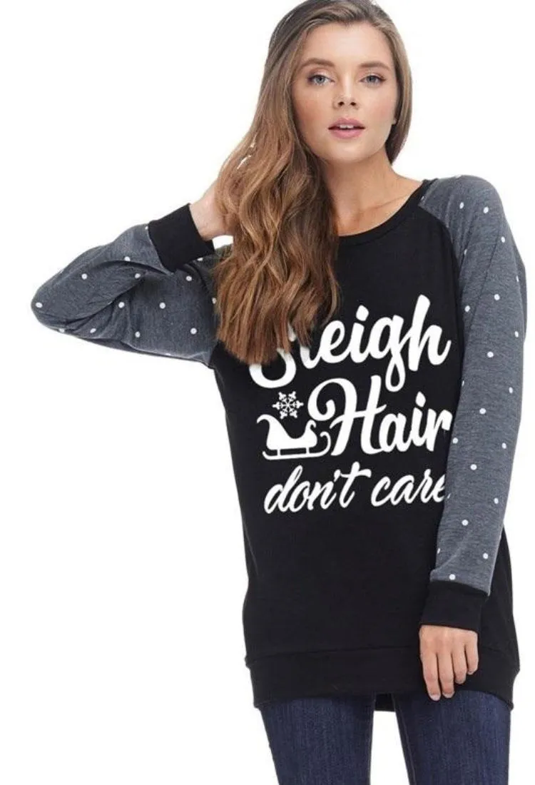 Sleigh Hair Top