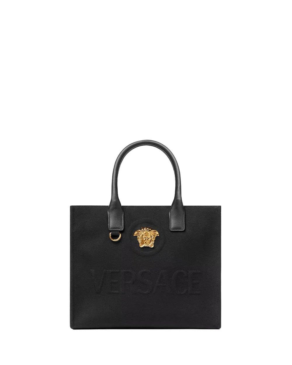 Small La Medusa Canvas Fabric Tote Bag