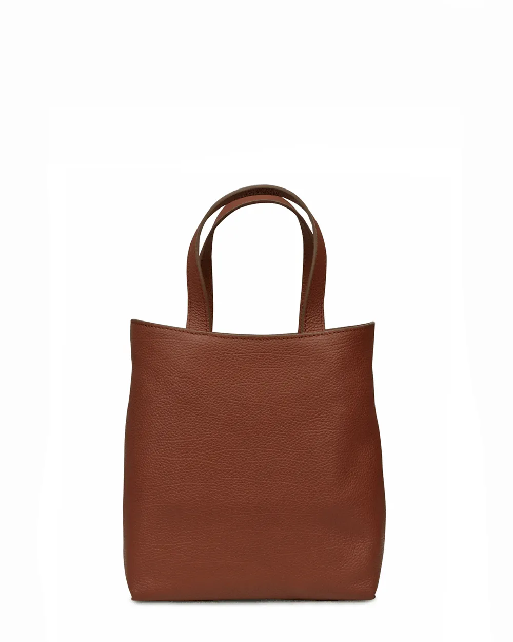 Small NS Shopper Bag in Brown