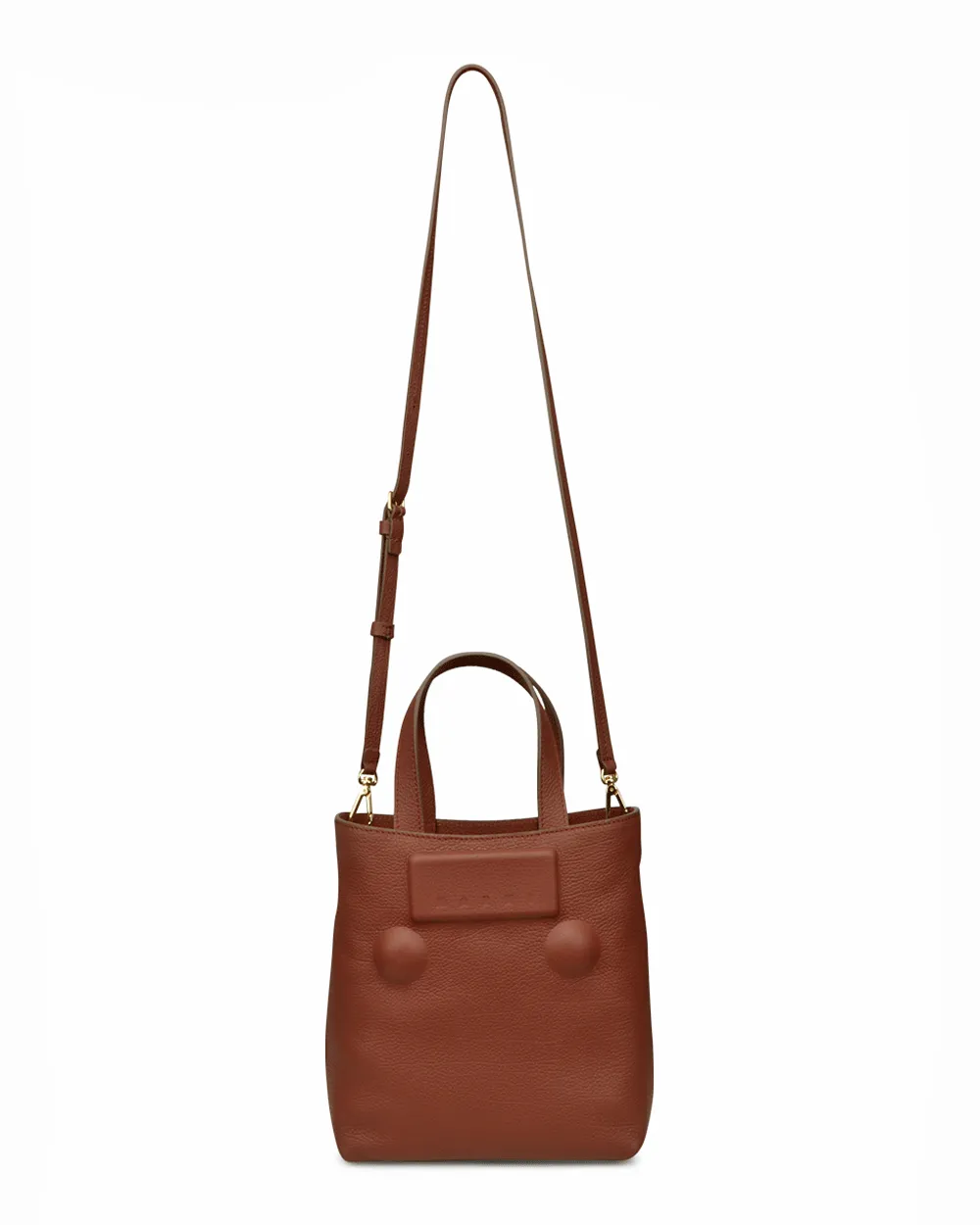 Small NS Shopper Bag in Brown