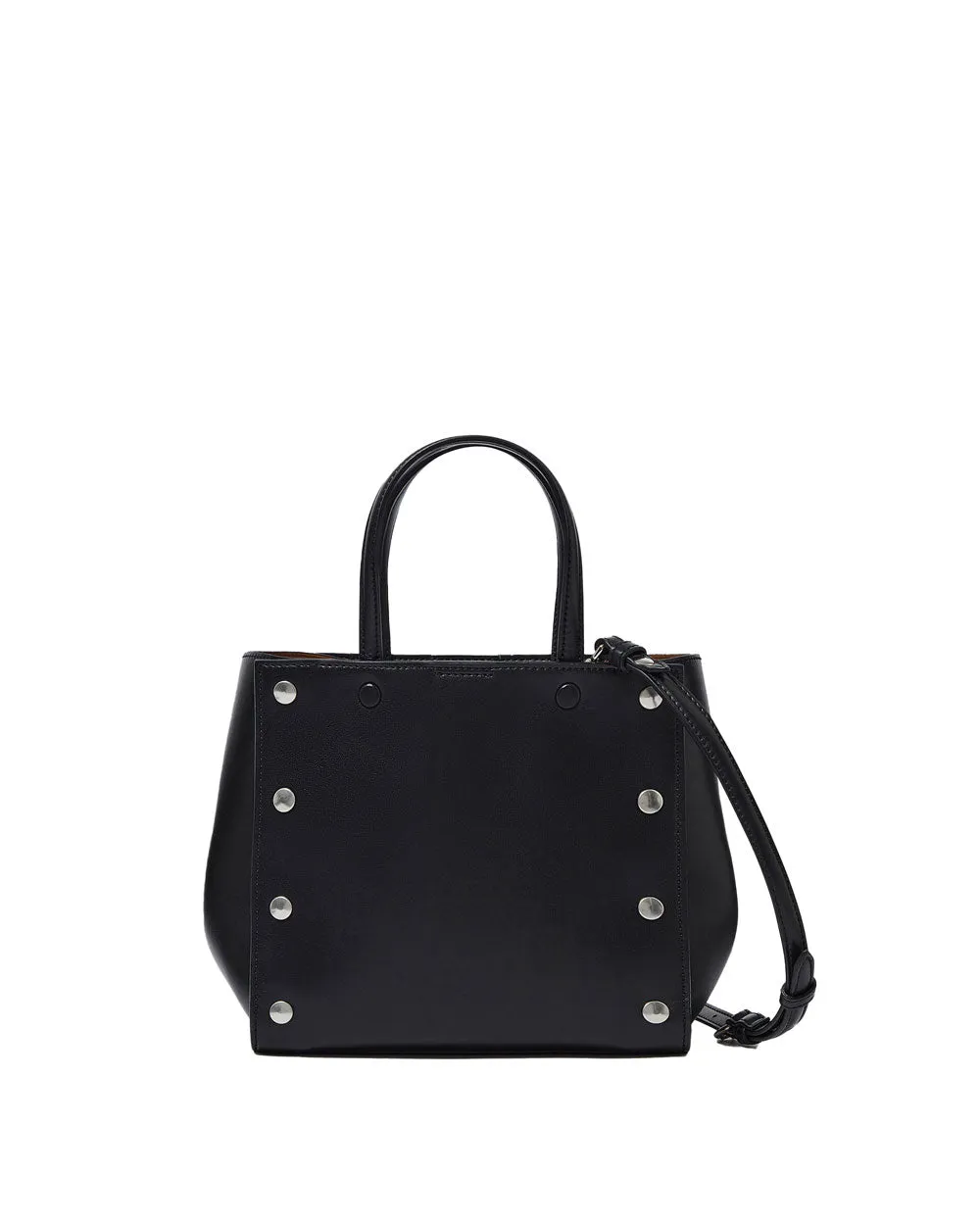 Small Studded Alter Mat Tote in Black