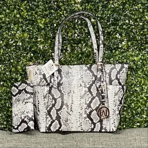 Snakeskin 2 piece Handbag set