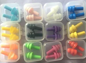 Soft Silicon Coloured Earplugs
