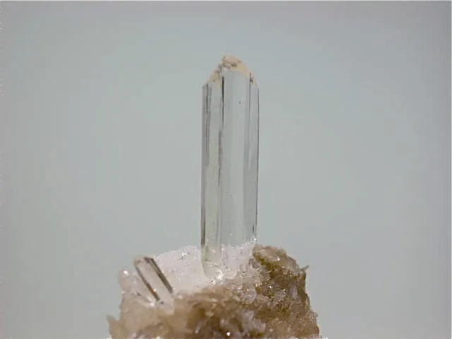 SOLD Selenite, Fuentes de Ebro, Zaragoza, Spain, Collected c. 1989, Kalaskie Collection #357, Miniature 2.3 x 3.5 x 4.8 cm, $45.  Online 11/10