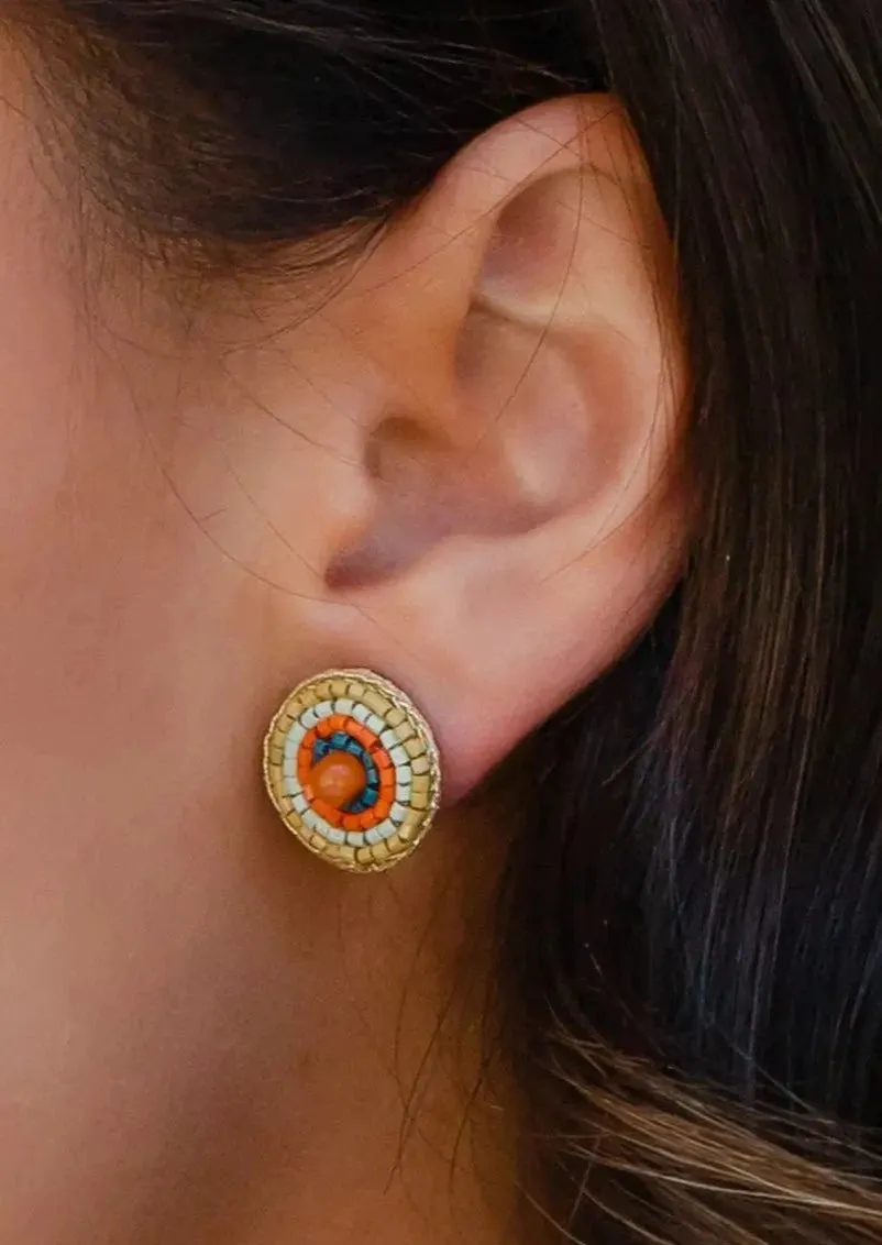 Soulful Stud Earrings-Mint