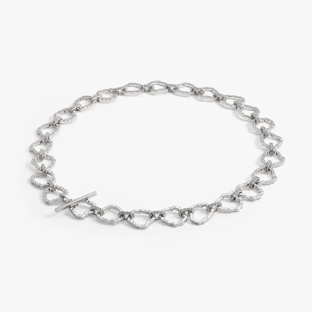 South of Broad Rhodium Plated Necklace