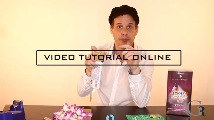 SPRAY AWAY (Gimmicks and Online Instructions) by Gustavo Raley