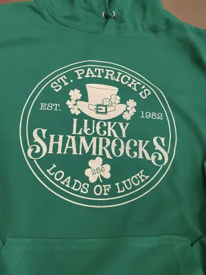 St. Patrick's Lucky Shamrock - HOODIE - DTG (ETA 2 Weeks)