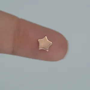 Stars Super Tiny 6mm 22g star blank Twinkle for jewelry making - 10 pieces Mini shape