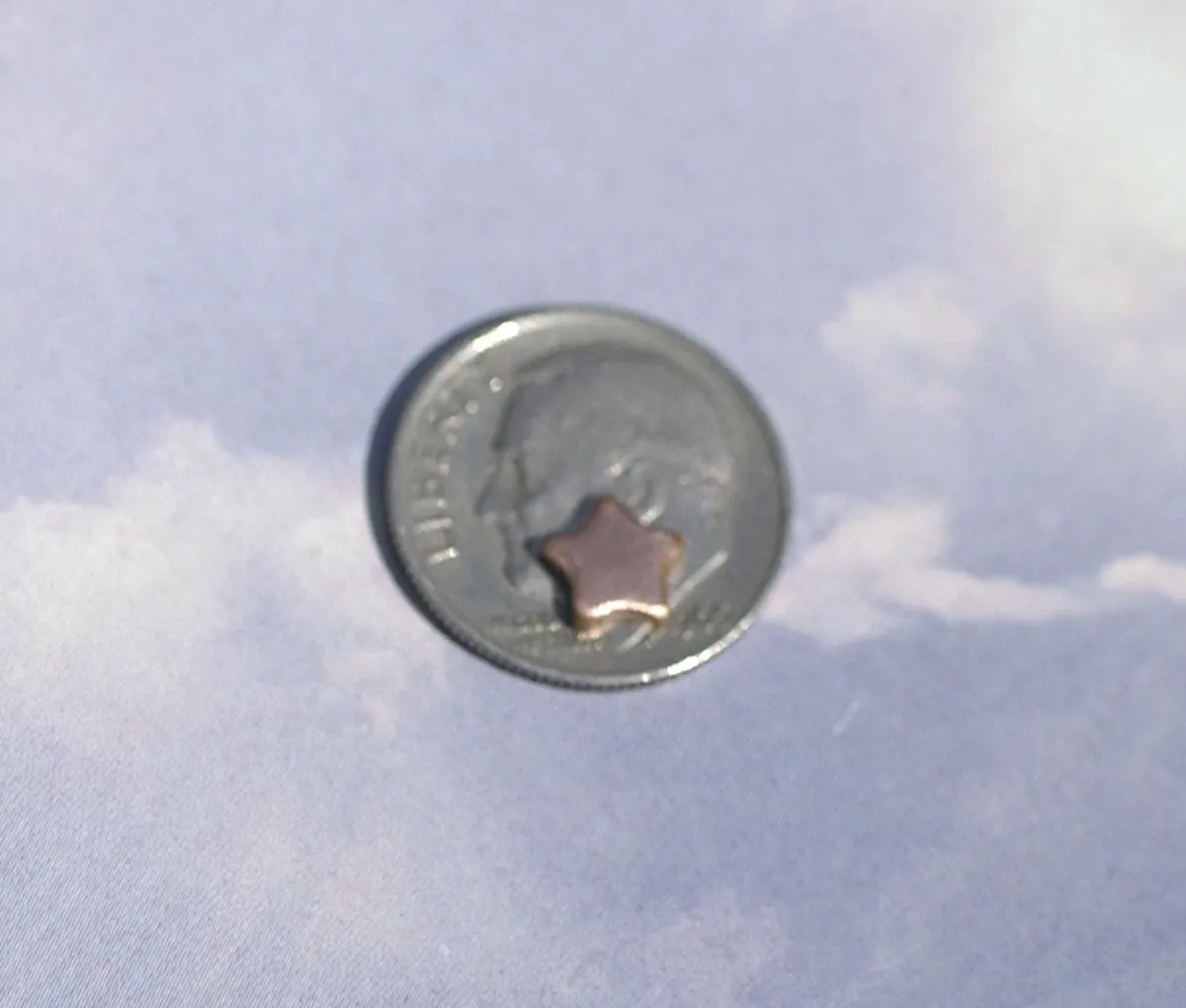 Stars Super Tiny 6mm 22g star blank Twinkle for jewelry making - 10 pieces Mini shape